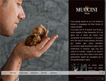 Tablet Screenshot of muccinitartufi.com